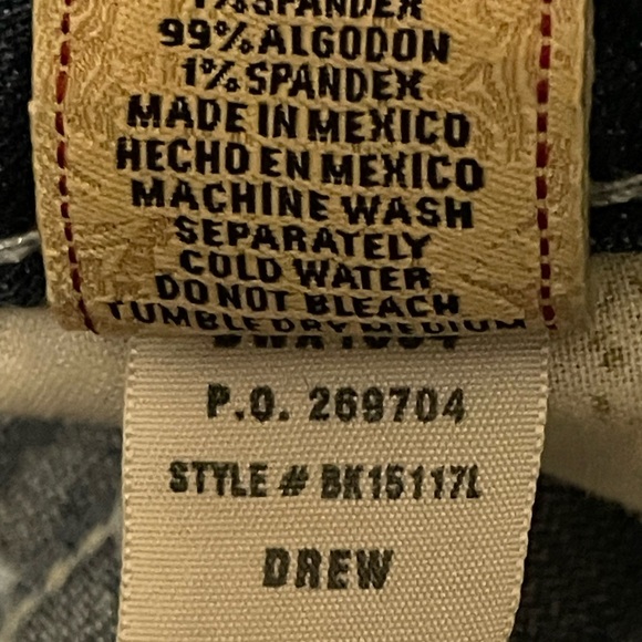 BKE Women’s Distressed Drew Bootcut Medium Wash Buckle Jeans Size 32 x 33 1/2 - Picture 15 of 15